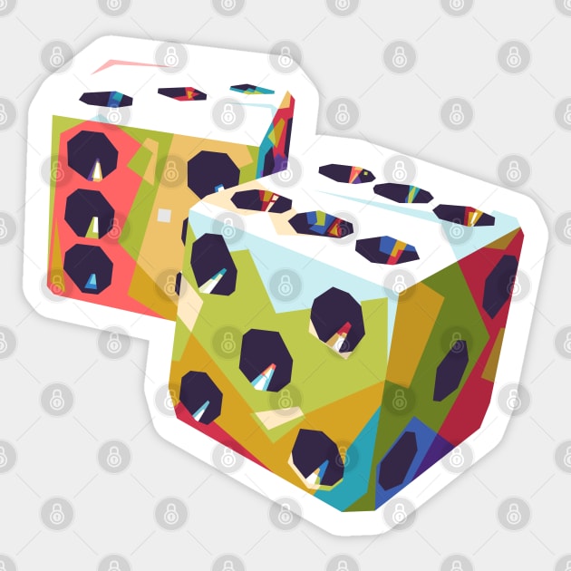 Dice Sticker by Paradox Studio